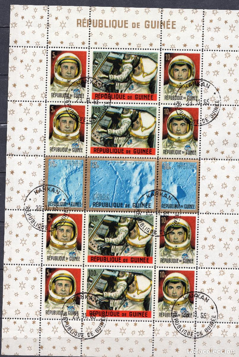 Sellos: GUINEA 1965 STAMP MICHEL GM BL11A