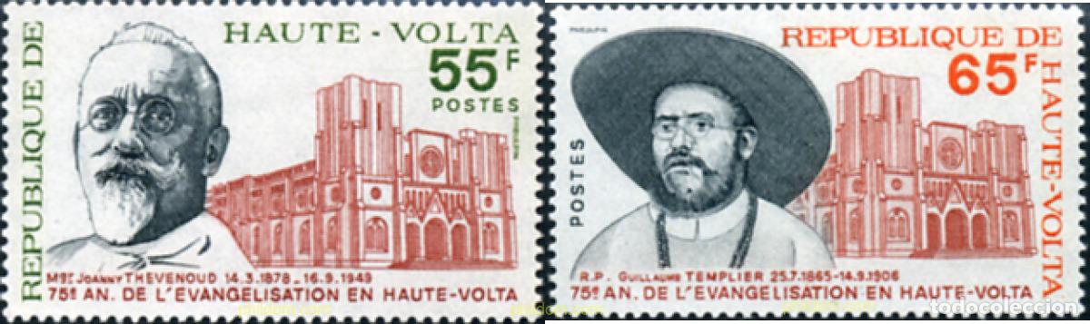 Sellos: 191150 MNH ALTO VOLTA 1975 EVANGELIZACION EN ALTO VOLTA