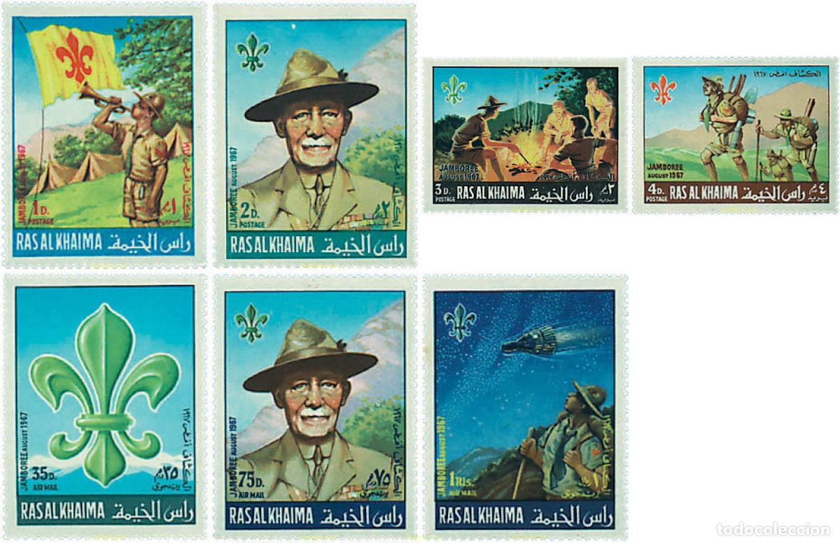 Sellos: 68179 MNH RAS AL KHAIMA 1967 12 JAMBOREE MUNDIAL EN IDAHO