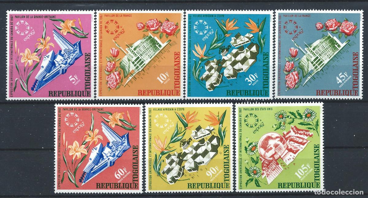 Sellos: Togo N&deg;536/38 + PA 88/91** (MNH) 1967 - Flore &rdquo;Fleurs&rdquo;