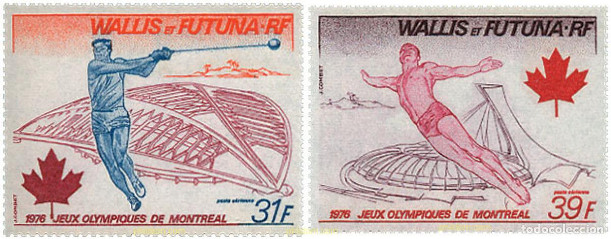 Sellos: 45850 MNH WALLIS Y FUTUNA 1976 21 JUEGOS OLIMPICOS VERANO MONTREAL 1976