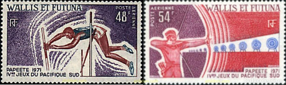 Sellos: 348757 MNH WALLIS Y FUTUNA 1971 4 JUEGOS DEL PACIFICO SUR