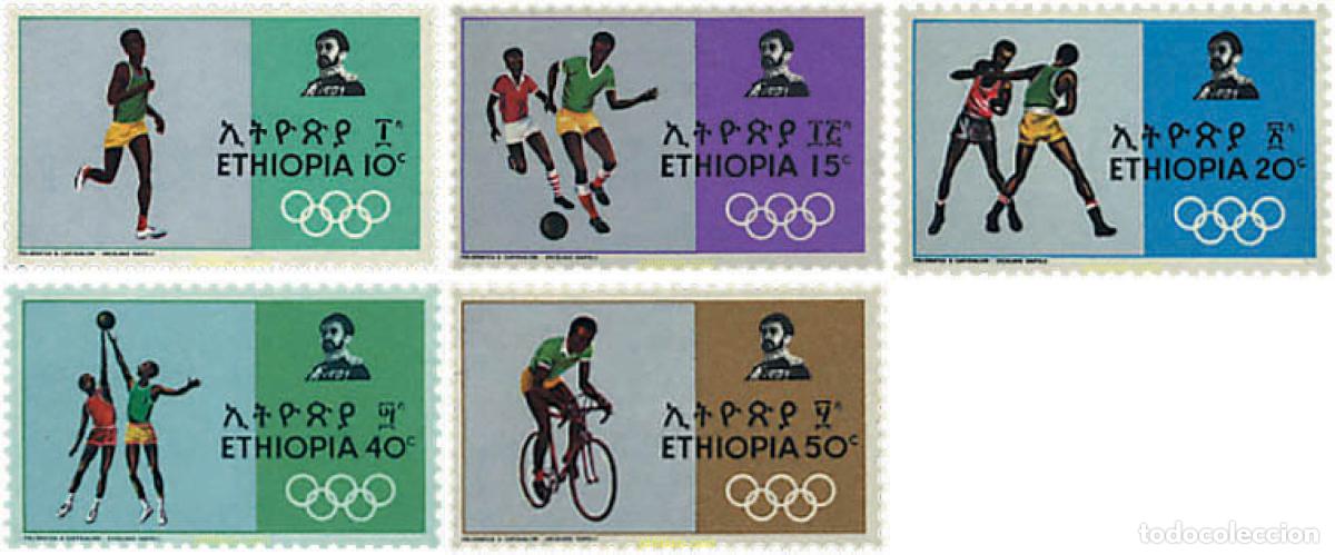 Sellos: 51957 MNH ETIOPIA 1968 19 JUEGOS OLIMPICOS VERANO MEXICO 1968