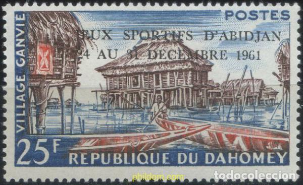 Sellos: 27455 MNH DAHOMEY 1961 JUEGOS DEPORTIVOS AFRICANOS EN ABIDJAN