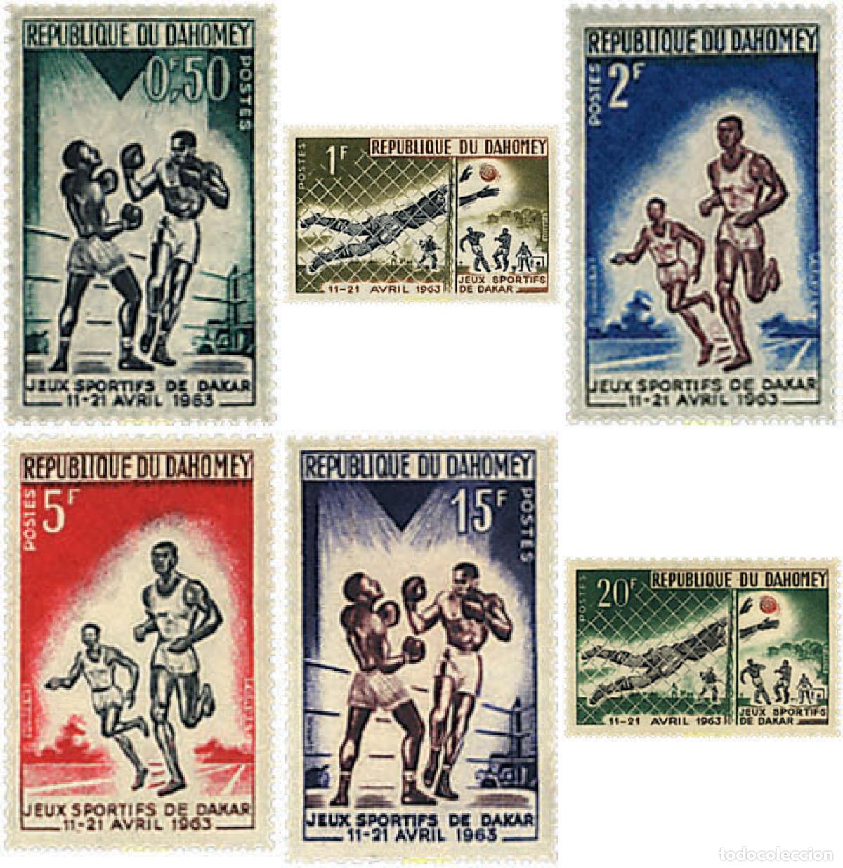 Sellos: 27456 MNH DAHOMEY 1963 JUEGOS DEPORTIVOS DE LA AMISTAD EN DAKAR