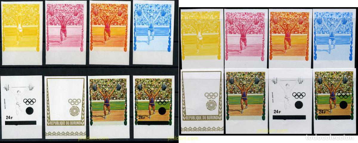 Sellos: 204390 MNH BURUNDI 1972 20 JUEGOS OLIMPICOS VERANO MUNICH 1972
