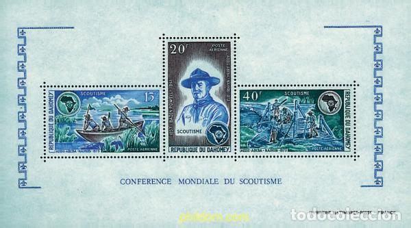 Sellos: 49875 MNH DAHOMEY 1973 CONGRESO INTERNACIONAL DE ESCULTISMO