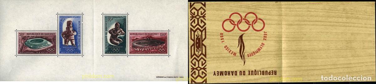 Sellos: 208298 MNH DAHOMEY 1968 19 JUEGOS OLIMPICOS VERANO MEXICO 1968