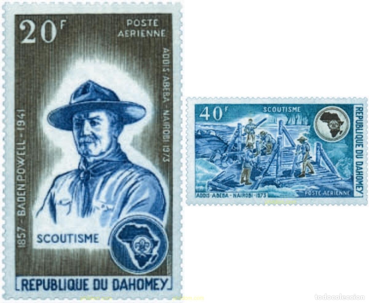 Sellos: 683351 MNH DAHOMEY 1973 CONGRESO INTERNACIONAL DE ESCULTISMO