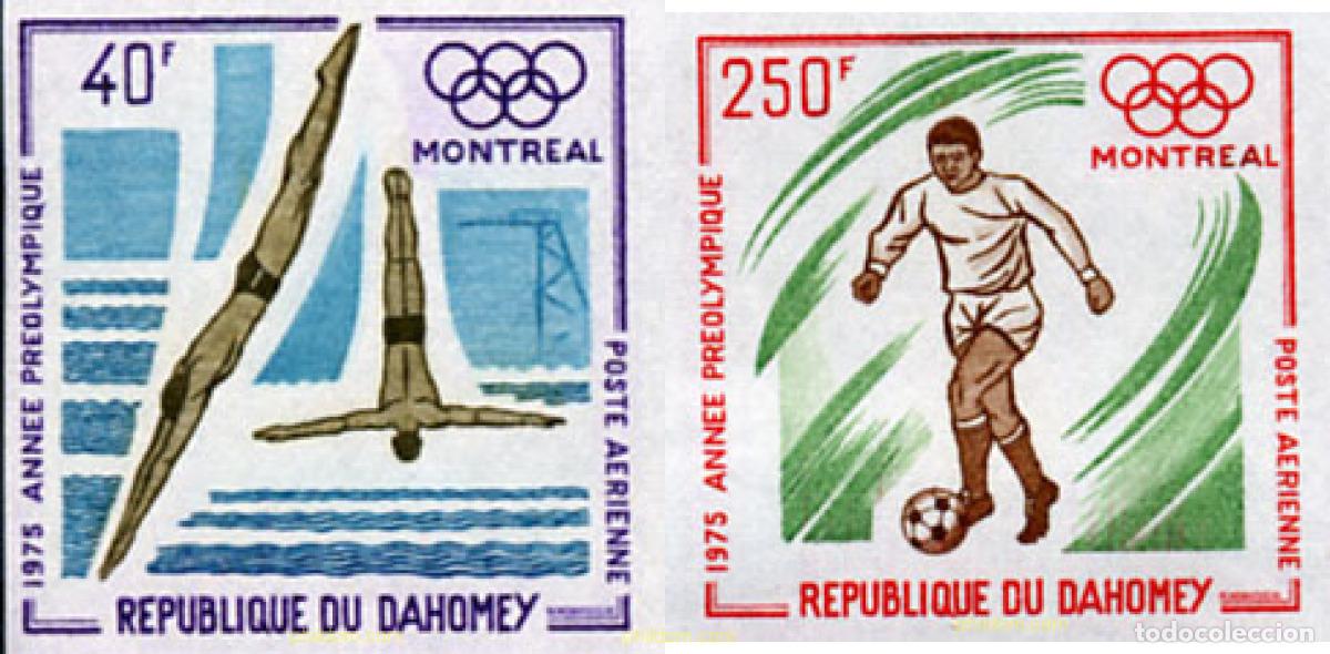 Sellos: 105183 MNH DAHOMEY 1975 21 JUEGOS OLIMPICOS VERANO MONTREAL 1976