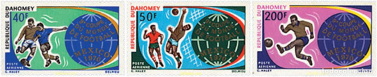 Sellos: 27459 MNH DAHOMEY 1970 COPA DEL MUNDO DE FUTBOL. MEXICO-70