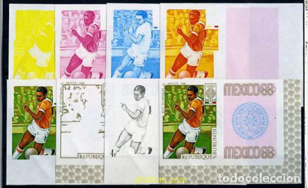 Sellos: 204258 MNH BURUNDI 1968 19 JUEGOS OLIMPICOS VERANO MEXICO 1968