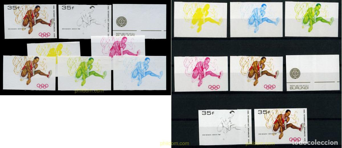 Sellos: 202542 MNH BURUNDI 1984 23 JUEGOS OLIMPICOS VERANO LOS ANGELES 1984