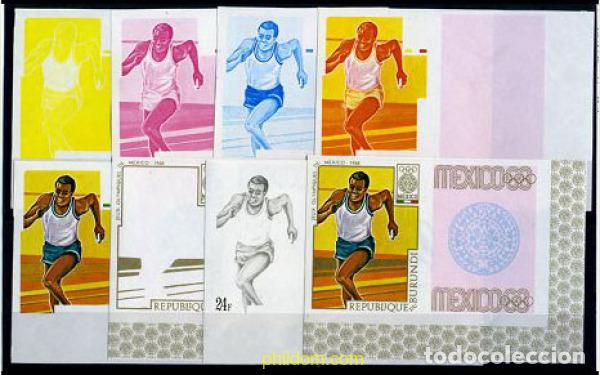 Sellos: 204269 MNH BURUNDI 1968 19 JUEGOS OLIMPICOS VERANO MEXICO 1968