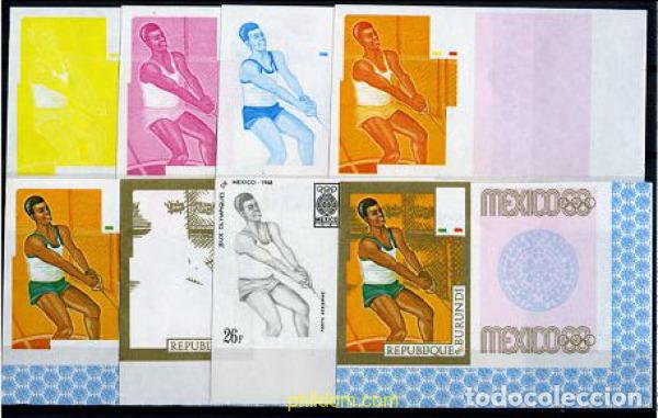 Sellos: 204272 MNH BURUNDI 1968 19 JUEGOS OLIMPICOS VERANO MEXICO 1968