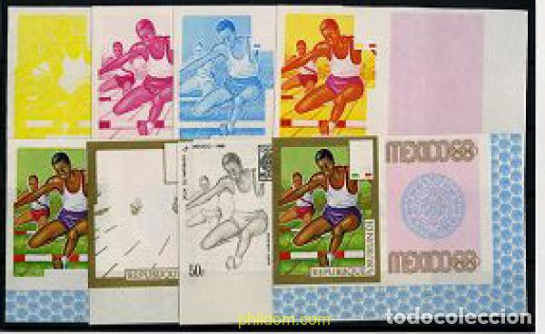 Sellos: 204273 MNH BURUNDI 1968 19 JUEGOS OLIMPICOS VERANO MEXICO 1968
