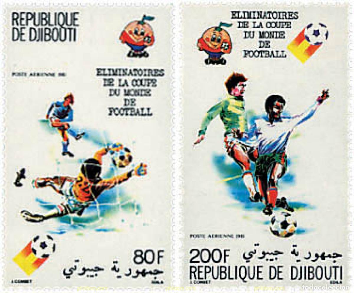 Sellos: 29220 MNH DJIBOUTI 1981 COPA DEL MUNDO DE FUTBOL. ESPA&Ntilde;A-82
