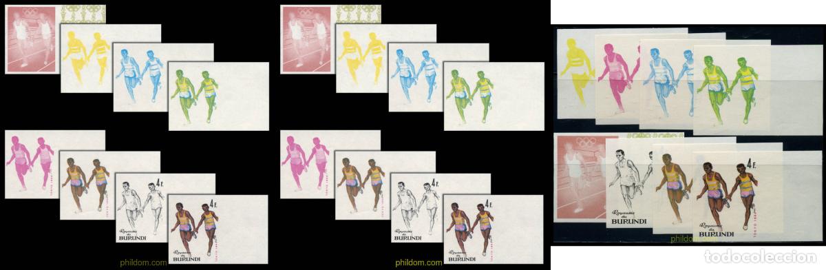 Sellos: 204131 MNH BURUNDI 1964 18 JUEGOS OLIMPICOS VERANO TOKIO 1964