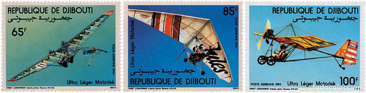 Sellos: 69637 MNH DJIBOUTI 1984 ULTRALIGEROS MOTORIZADOS.