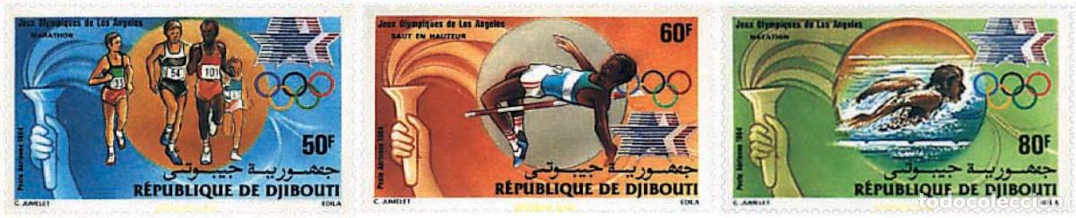 Sellos: 69641 MNH DJIBOUTI 1984 23 JUEGOS OLIMPICOS VERANO LOS ANGELES 1984