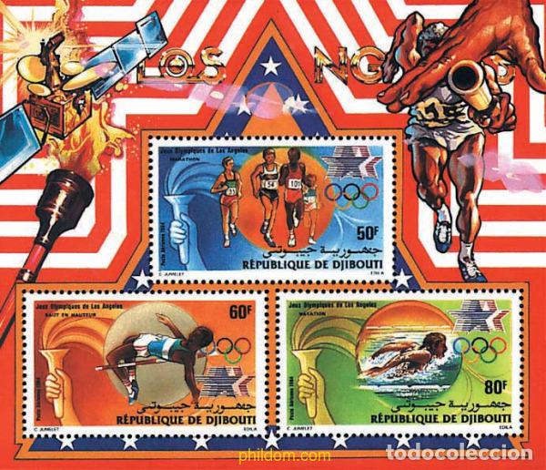 Sellos: 79790 MNH DJIBOUTI 1984 23 JUEGOS OLIMPICOS VERANO LOS ANGELES 1984