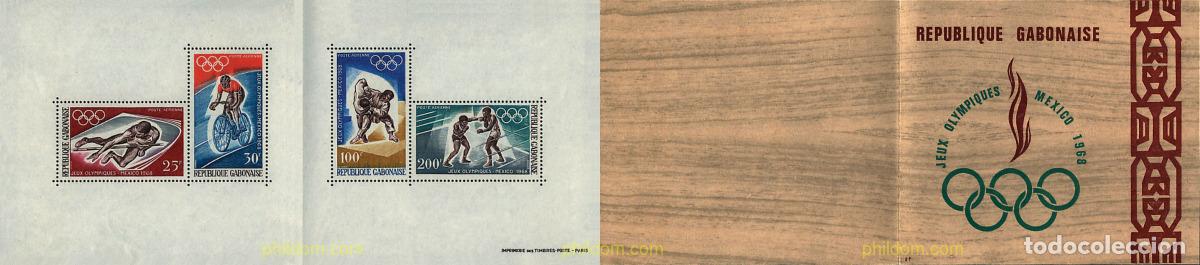 Sellos: 252897 MNH GABON 1968 19 JUEGOS OLIMPICOS VERANO MEXICO 1968