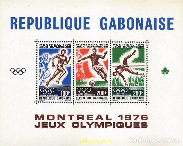 Sellos: 72914 MNH GABON 1976 21 JUEGOS OLIMPICOS VERANO MONTREAL 1976