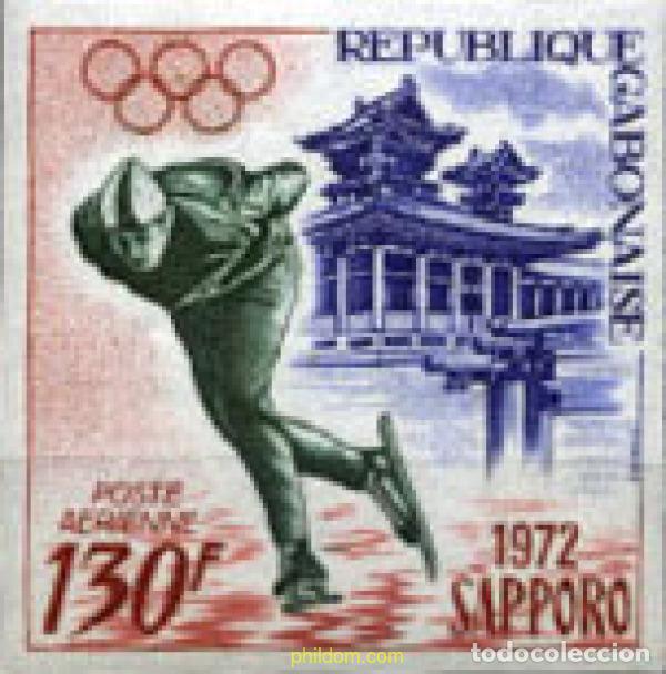 Sellos: 194382 MNH GABON 1972 11 JUEGOS OLIMPICOS DE INVIERNO SAPPORO 1972
