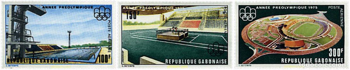 Sellos: 72907 MNH GABON 1975 21 JUEGOS OLIMPICOS VERANO MONTREAL 1976