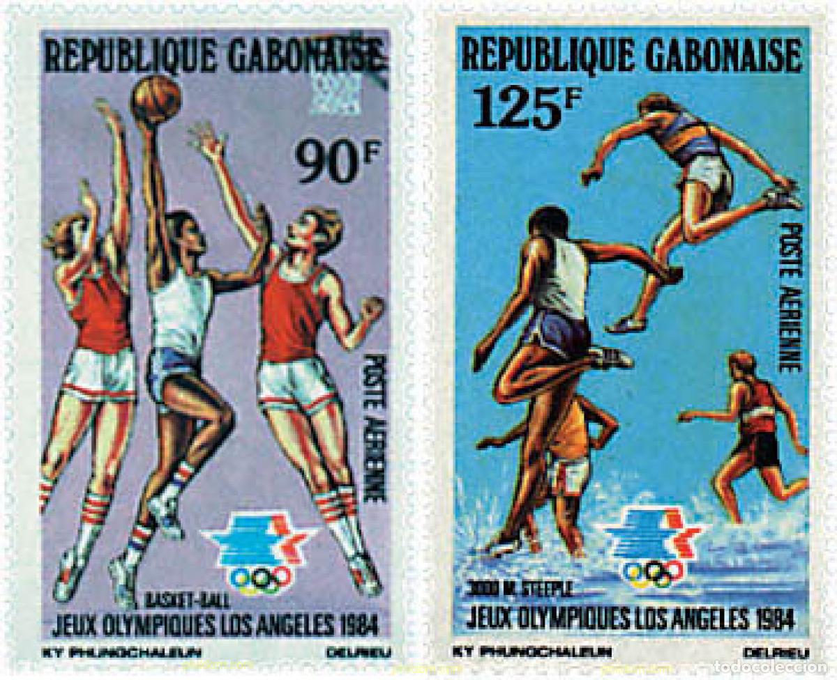 Timbres: 72966 MNH GABON 1984 23 JUEGOS OLIMPICOS VERANO LOS ANGELES 1984