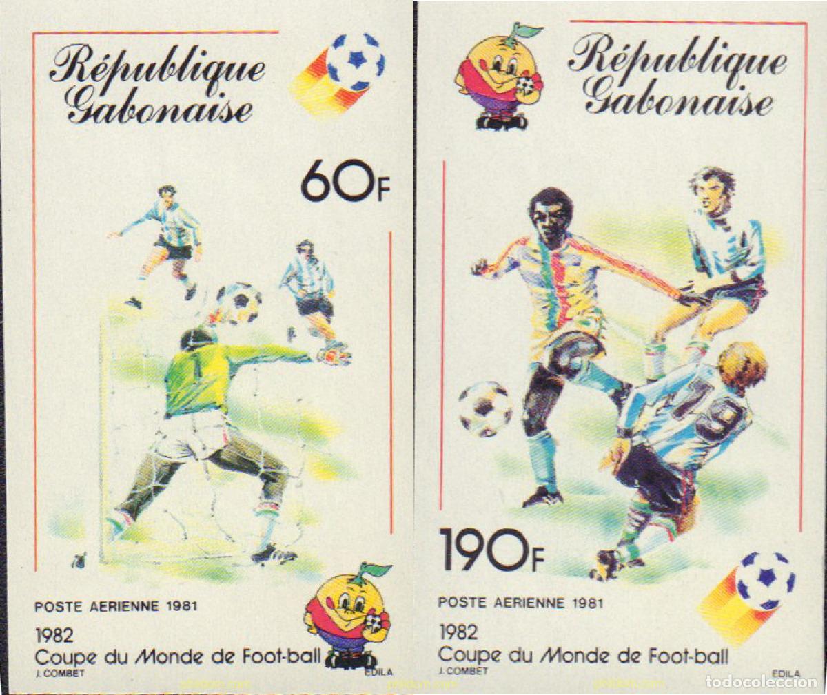 Stamps: 14644 MNH GABON 1981 COPA DEL MUNDO DE FUTBOL. ESPA&Ntilde;A-82