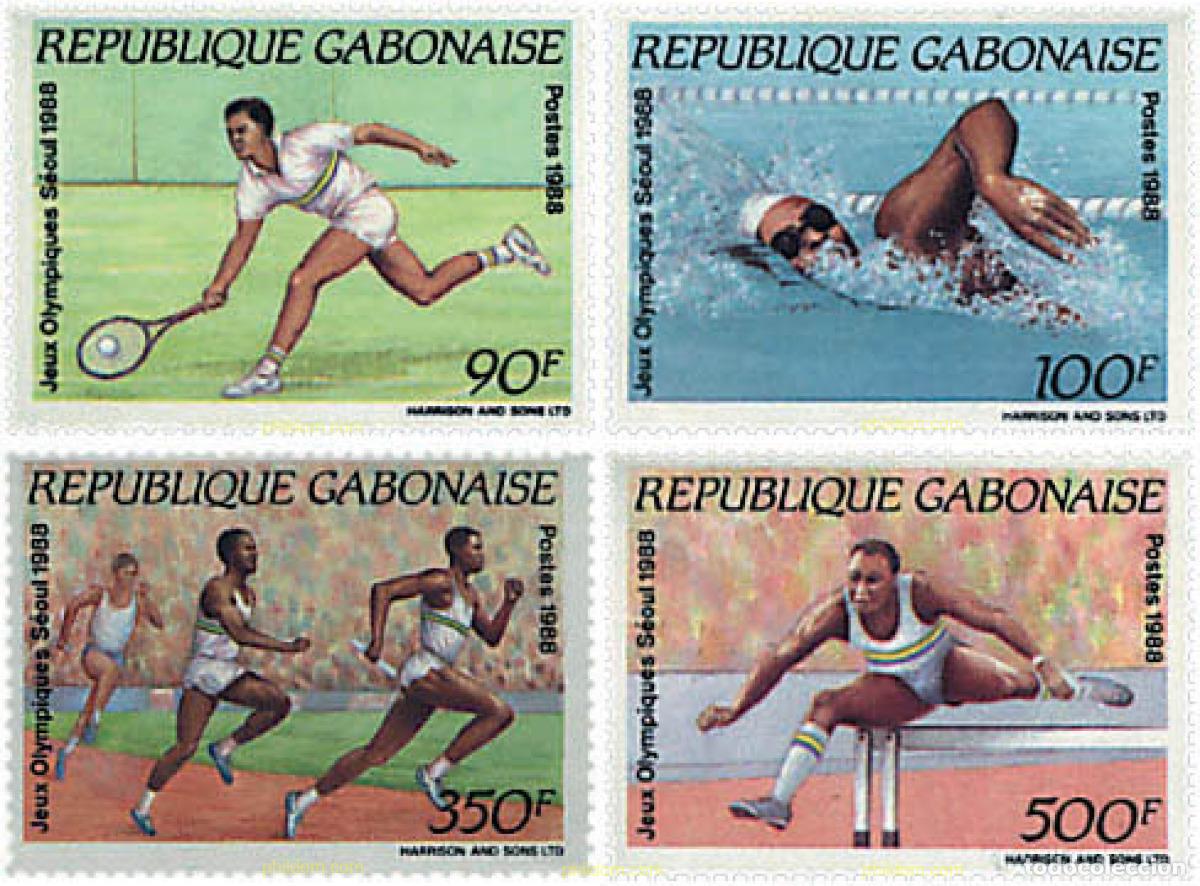 Stamps: 72980 MNH GABON 1988 24 JUEGOS OLIMPICOS VERANO SEUL 1988