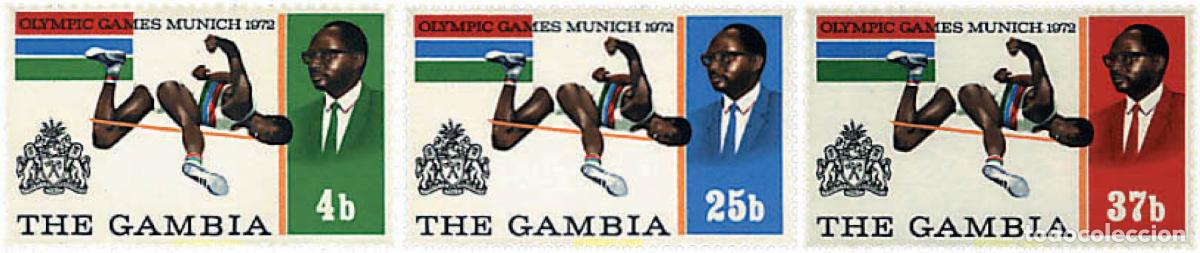 Stamps: 88891 MNH GAMBIA 1972 20 JUEGOS OLIMPICOS VERANO MUNICH 1972