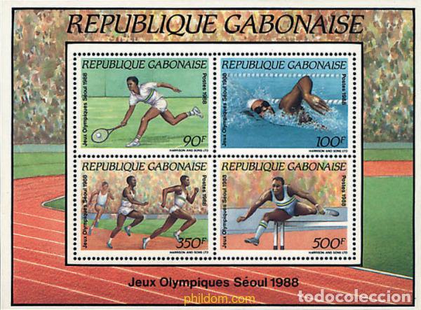 Stamps: 72982 MNH GABON 1988 24 JUEGOS OLIMPICOS VERANO SEUL 1988