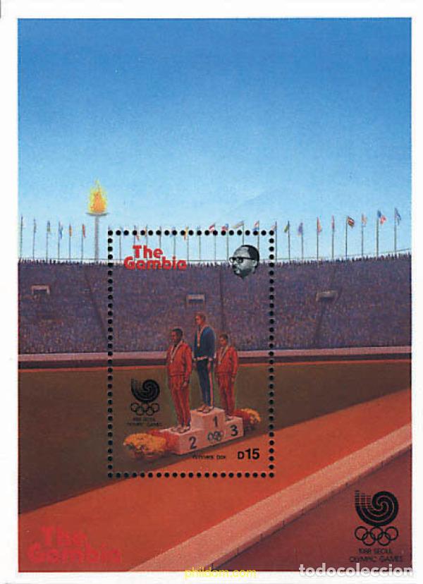 Stamps: 31264 MNH GAMBIA 1988 24 JUEGOS OLIMPICOS VERANO SEUL 1988