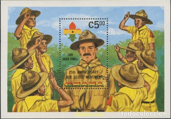 Sellos: 38243 MNH GHANA 1982 75 ANIVERSARIO DEL ESCULTISMO