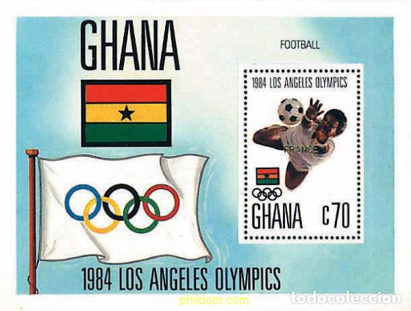Sellos: 73725 MNH GHANA 1984 23 JUEGOS OLIMPICOS VERANO LOS ANGELES 1984