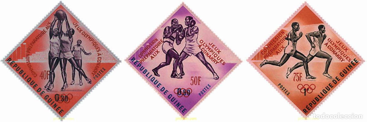 Sellos: 53940 MNH GUINEA 1963 18 JUEGOS OLIMPICOS VERANO TOKIO 1964