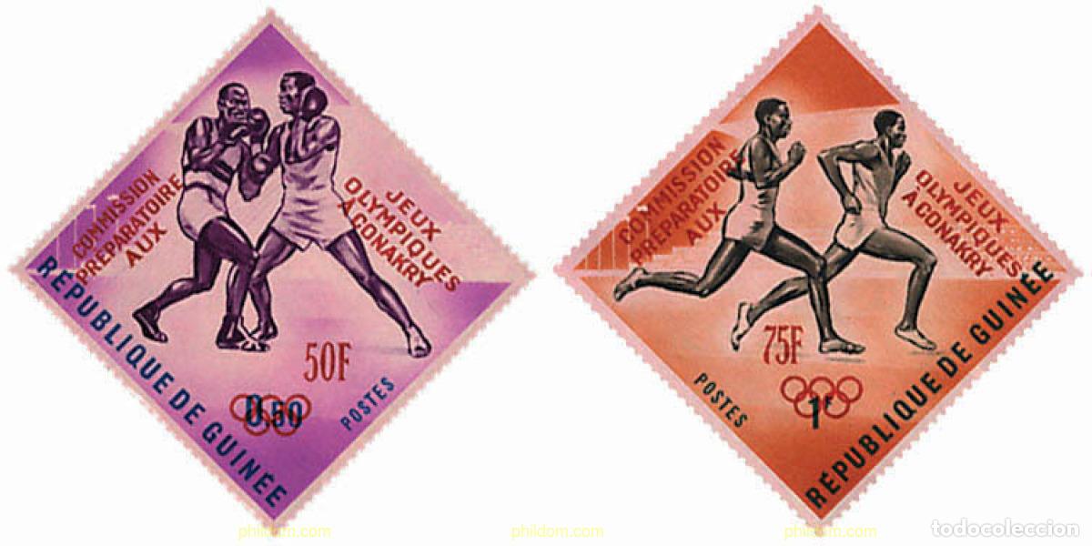 Sellos: 262326 MNH GUINEA 1963 18 JUEGOS OLIMPICOS VERANO TOKIO 1964