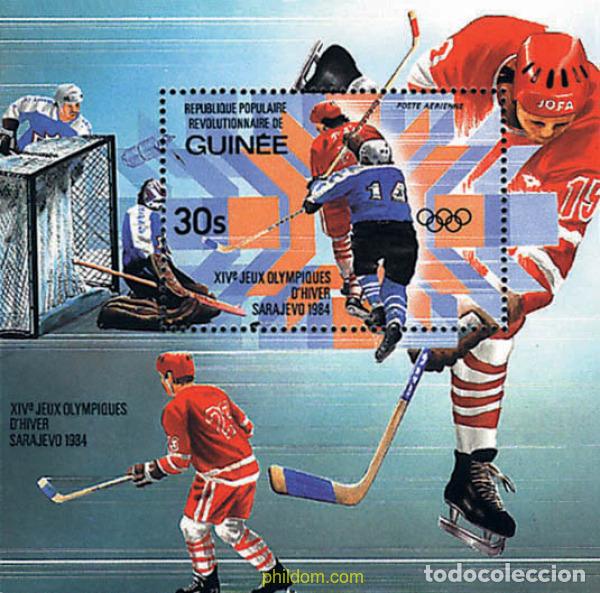 Sellos: 70815 MNH GUINEA 1983 14 JUEGOS OLIMPICOS INVIERNO SARAJEVO 1984