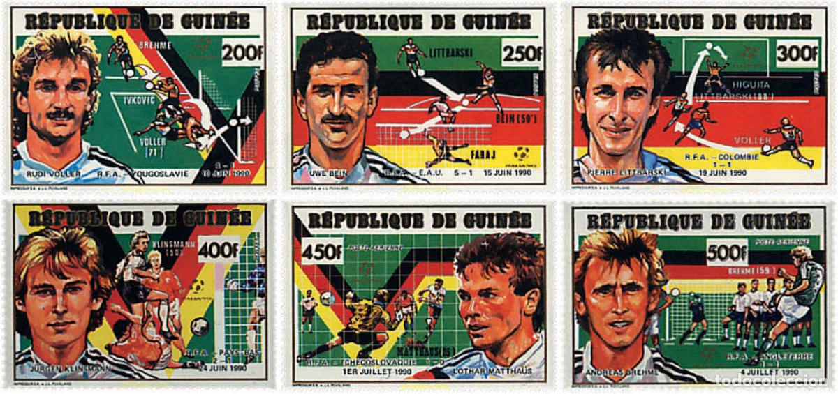 Sellos: 79697 MNH GUINEA 1991 COPA DEL MUNDO DE FUTBOL. ITALIA-90
