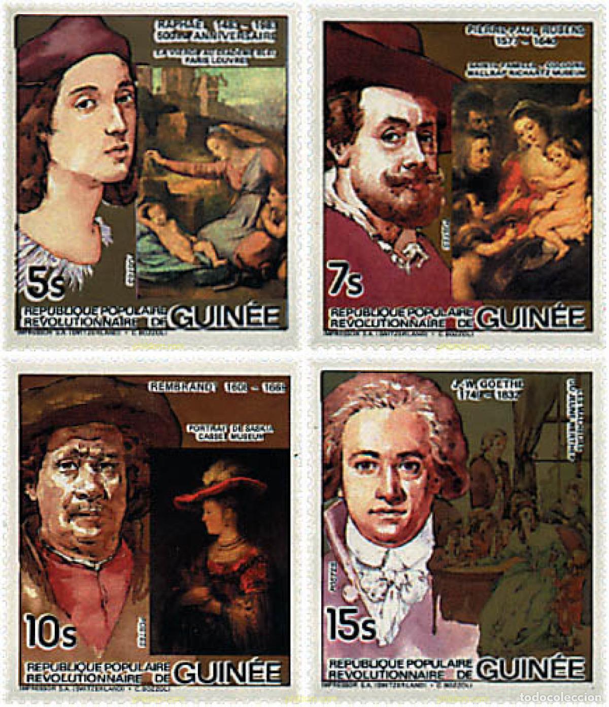 Sellos: 323678 MNH GUINEA 1984 PERSONAJES