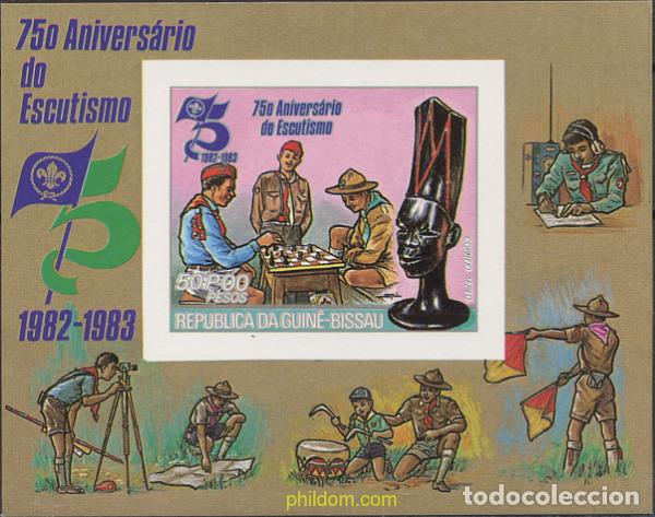 Sellos: 20347 MNH GUINEA BISSAU 1982 75 ANIVERSARIO DEL ESCULTISMO