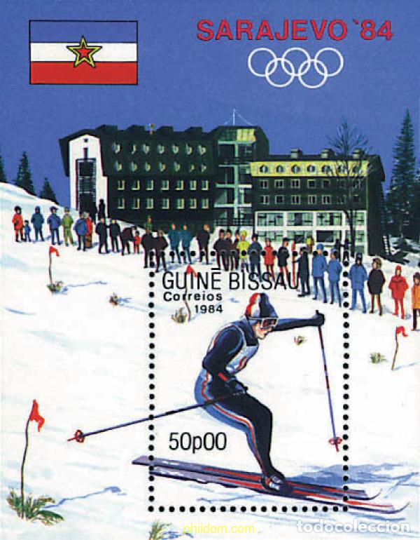 Sellos: 73625 MNH GUINEA BISSAU 1983 14 JUEGOS OLIMPICOS INVIERNO SARAJEVO 1984