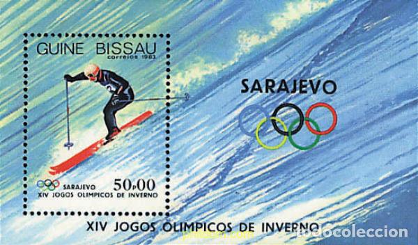 Sellos: 71019 MNH GUINEA BISSAU 1984 14 JUEGOS OLIMPICOS INVIERNO SARAJEVO 1984
