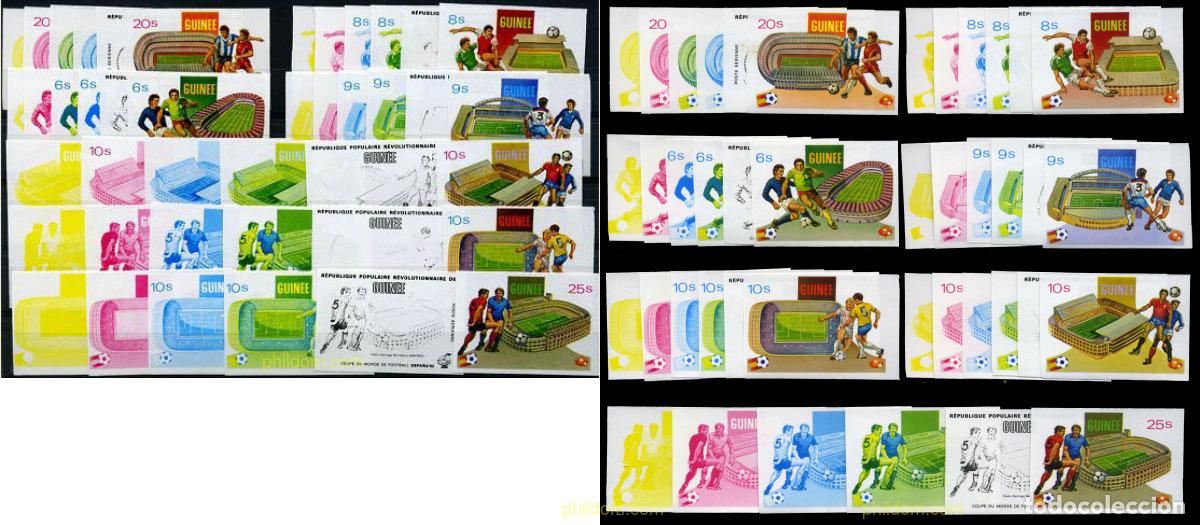 Sellos: 214624 MNH GUINEA 1982 COPA DEL MUNDO DE FUTBOL. ESPA&Ntilde;A-82