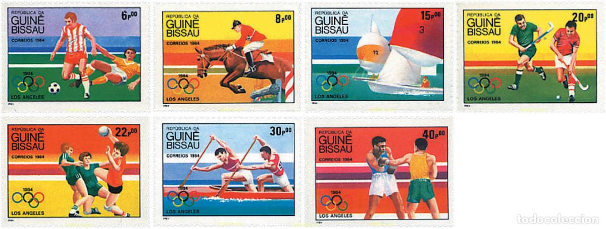 Sellos: 69674 MNH GUINEA BISSAU 1984 23 JUEGOS OLIMPICOS VERANO LOS ANGELES 1984