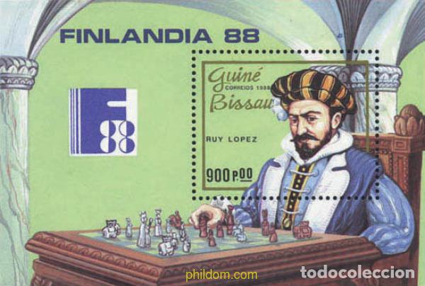 Sellos: 30643 MNH GUINEA BISSAU 1988 FINLANDIA 88. EXPOSICION FILATELICA INTERNACIONAL