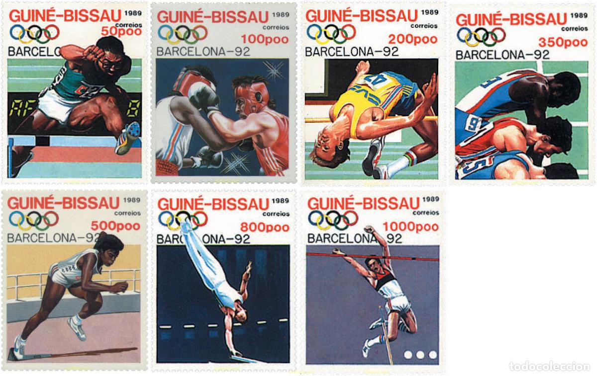 Sellos: 68231 MNH GUINEA BISSAU 1989 25 JUEGOS OLIMPICOS VERANO BARCELONA 1992