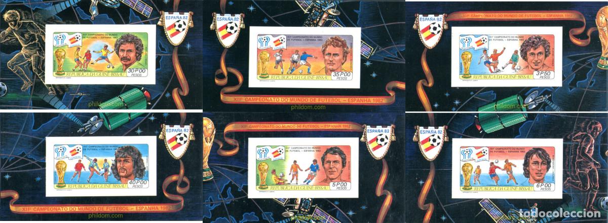 Sellos: 142154 MNH GUINEA BISSAU 1981 COPA DEL MUNDO DE FUTBOL. ESPA&Ntilde;A-82